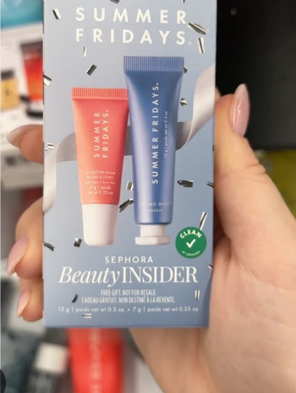 Summer Fridays Lip Butter Balm & Jet Lag Mask Duo - Pink & Blue